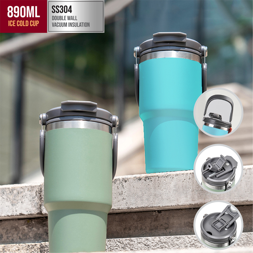 STAINLESS STEEL HOT & COLD TUMBLER